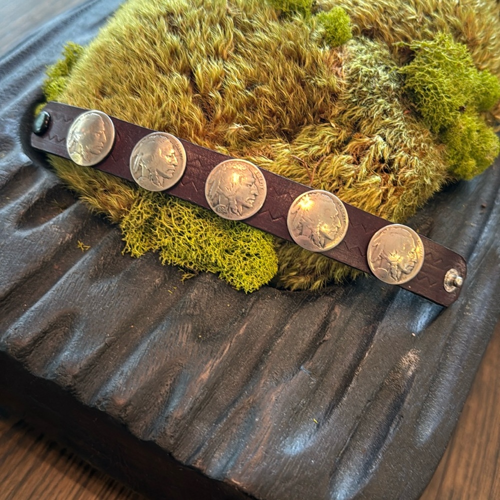 Indian head nickel bracelet